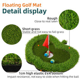 Lesmart Apple Floating Golf Green Set (31.5*28.7 inch), Perfect Golf Gift for Men Golfers